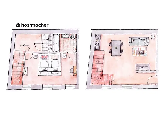 Neat 1br Duplex By Metro And Center By Hm Viena